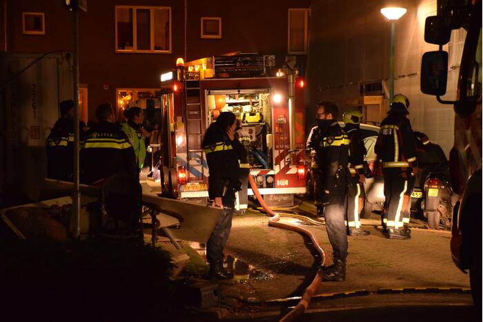 Brand in appartementencomplex