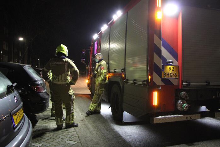 Zoekactie na brandlucht in wijk
