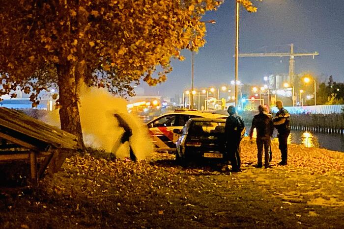 Autobrand blijkt buitenbrand