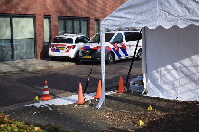 Corona-sneltestlocatie verwoest met zwaar vuurwerk