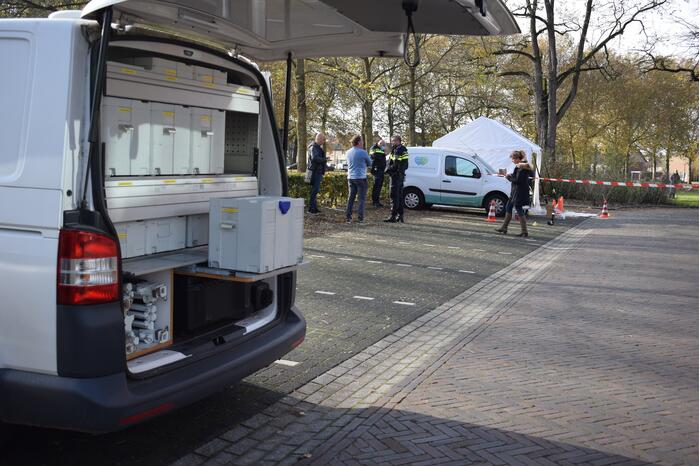 Corona-sneltestlocatie verwoest met zwaar vuurwerk