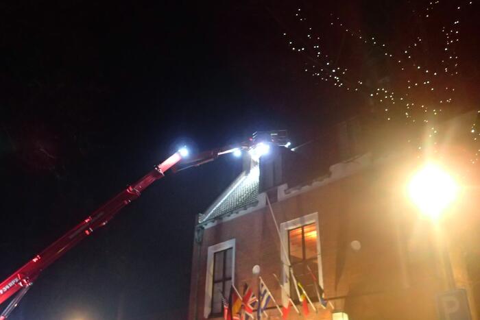 Brand in schoorsteen van Hotel The Roosevelt