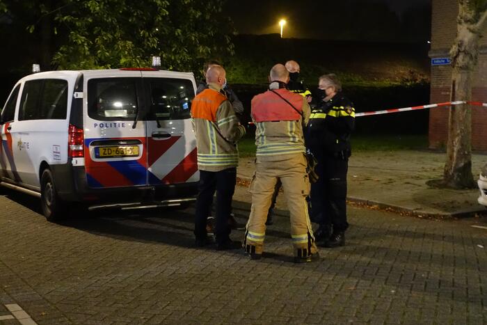 Vuurwerk afgestoken in trappenhuis portiekflat