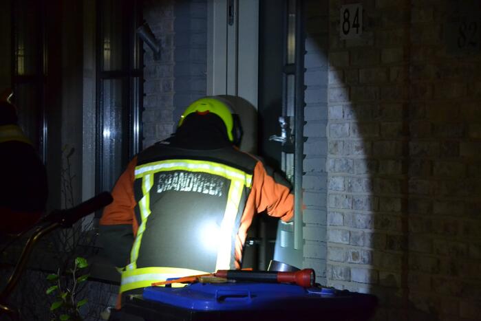 Bewoner buitengesloten van woning