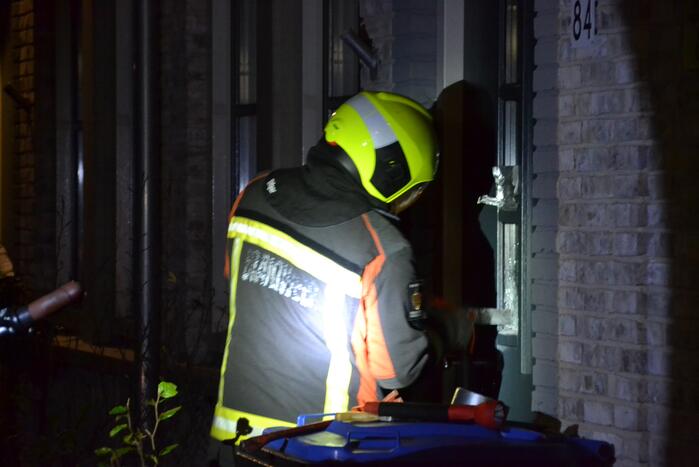 Bewoner buitengesloten van woning