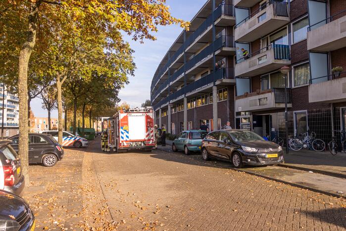 Omwonende zien veel rook uit woning