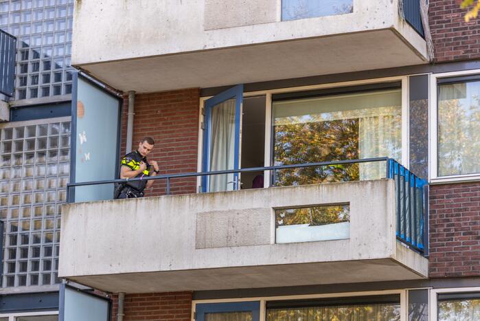 Omwonende zien veel rook uit woning