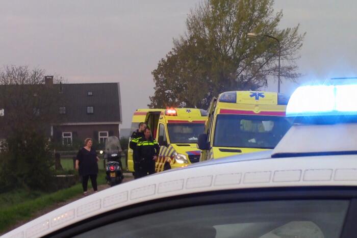 Scooterrijder raakt gewond bij ongeval