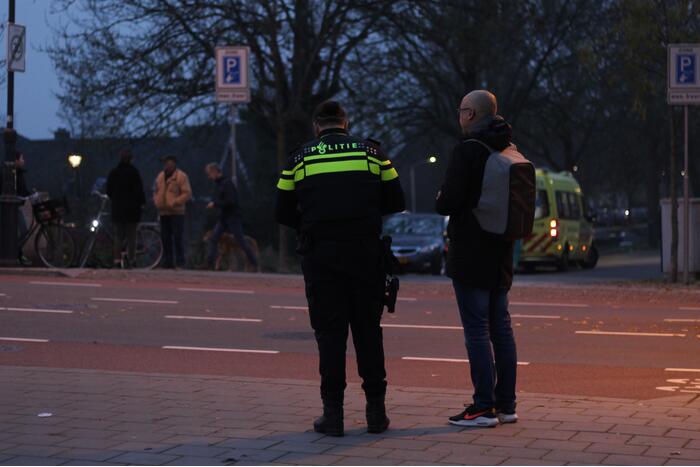 Aanrijding tussen voetganger en personenauto