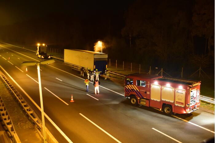 Vastzittende remmen zorgen voor rook