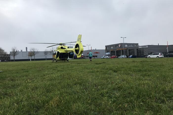 Coronapatiënt overgeplaatst met coronaheli