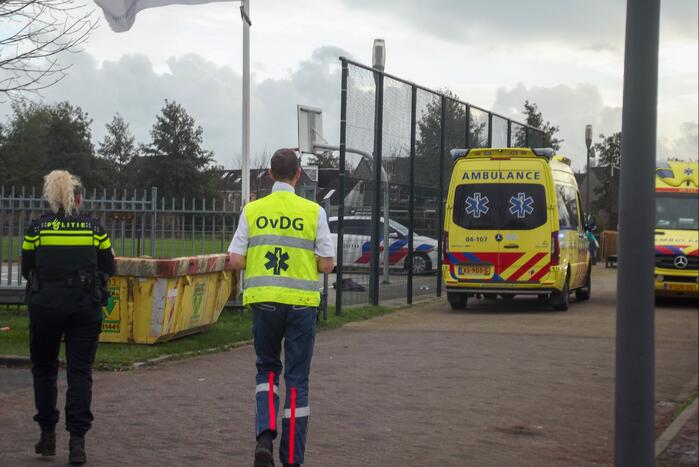 Traumahelikopter ingezet voor incident Ichthus College