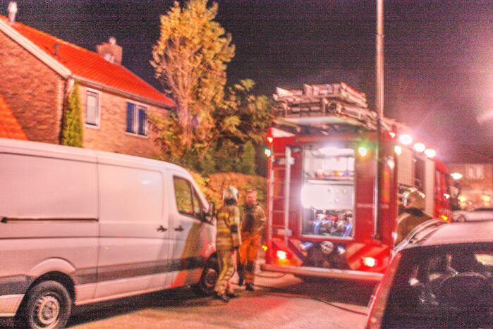 Veel rook bij brand in schuur