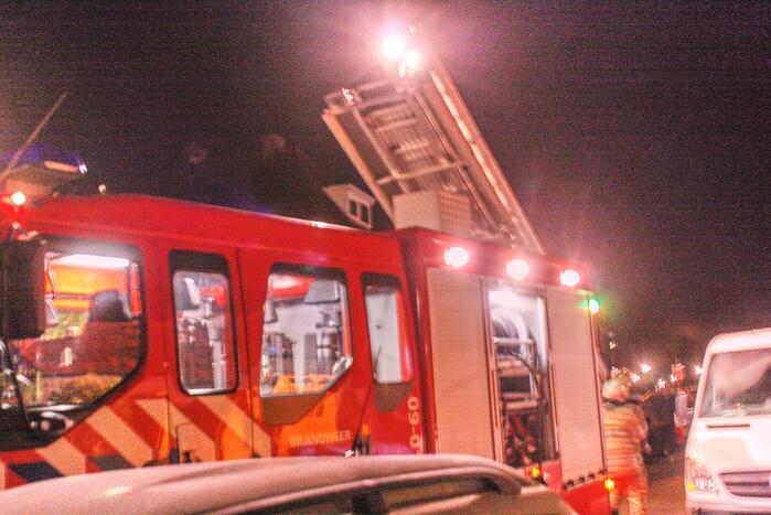 Veel rook bij brand in schuur