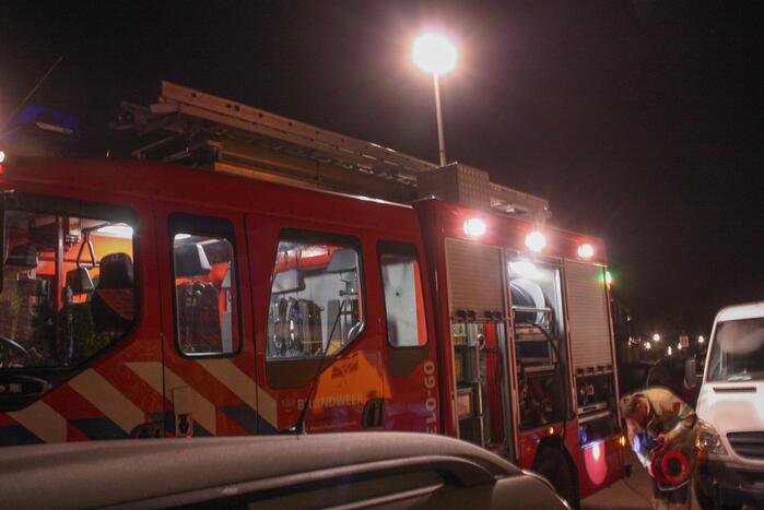 Veel rook bij brand in schuur