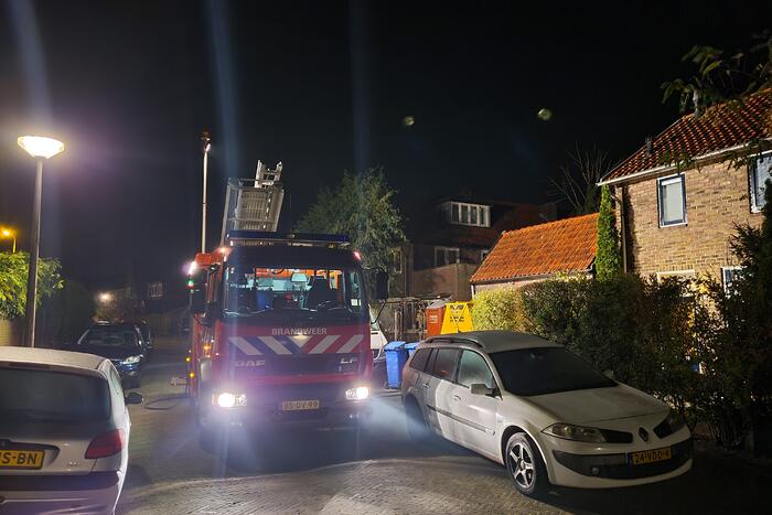 Veel rook bij brand in schuur