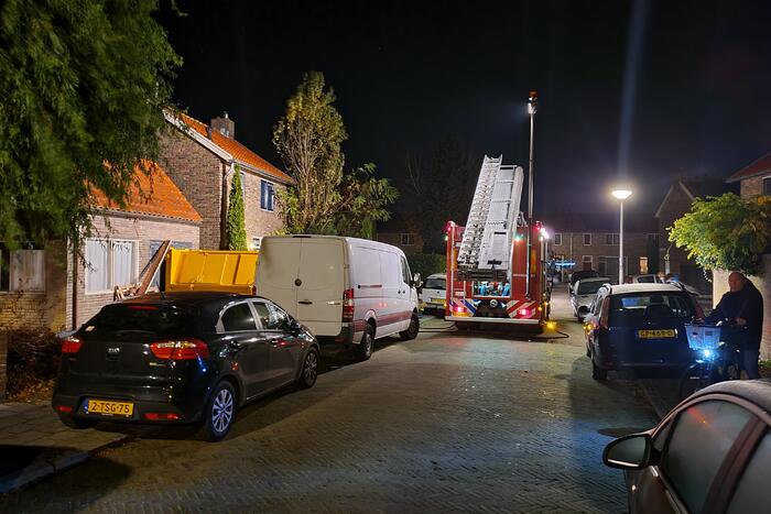 Veel rook bij brand in schuur