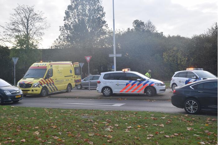 Fietser gewond na aanrijding met auto