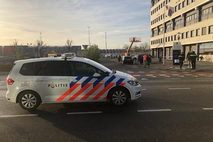 Automobilist ziet overstekende rolstoel pendel over het hoofd