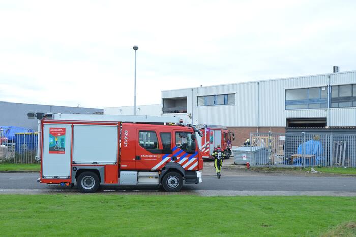 Brand in loods van Meubelhal