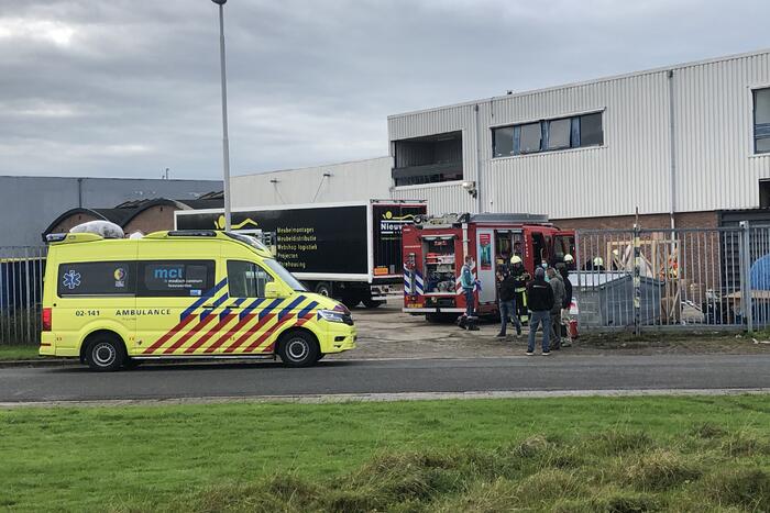 Brand in loods van Meubelhal