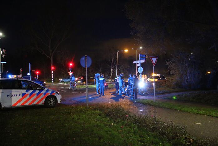 Gewonde bij aanrijding tussen wielrenner en scooter