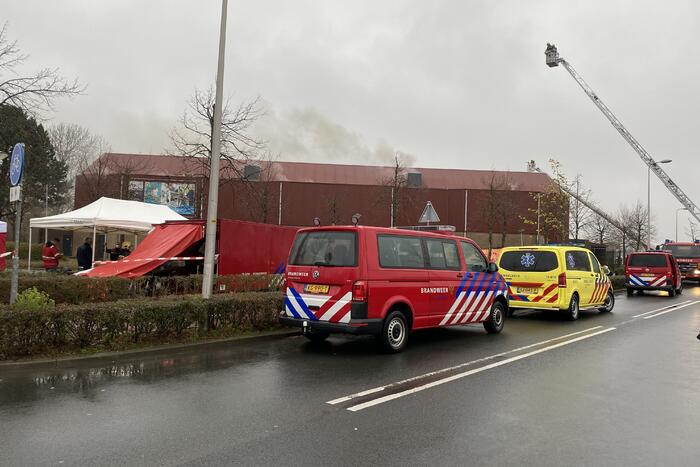Sporthal Optisport De Schelft verwoest door brand
