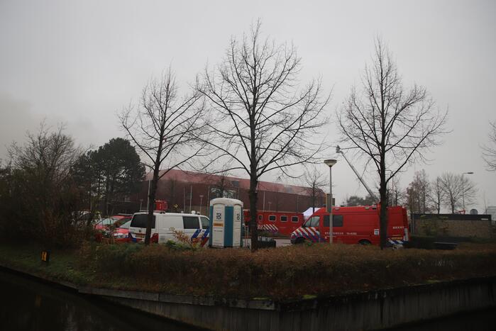 Sporthal Optisport De Schelft verwoest door brand