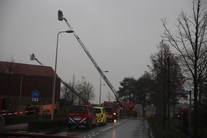 Sporthal Optisport De Schelft verwoest door brand