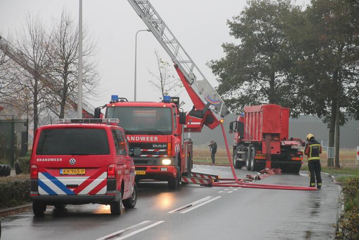 Sporthal Optisport De Schelft verwoest door brand