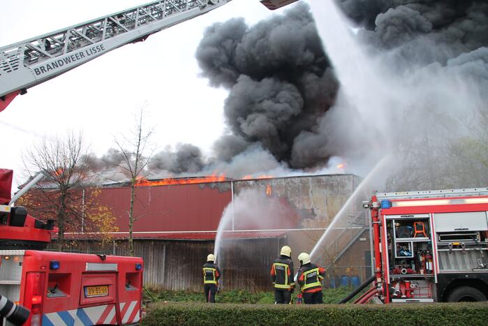 Sporthal Optisport De Schelft verwoest door brand