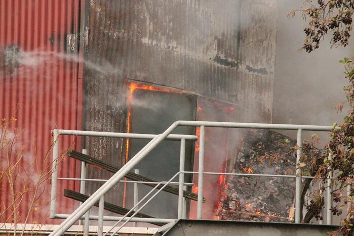 Sporthal Optisport De Schelft verwoest door brand