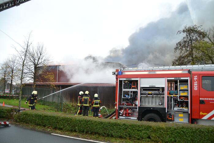 Sporthal Optisport De Schelft verwoest door brand
