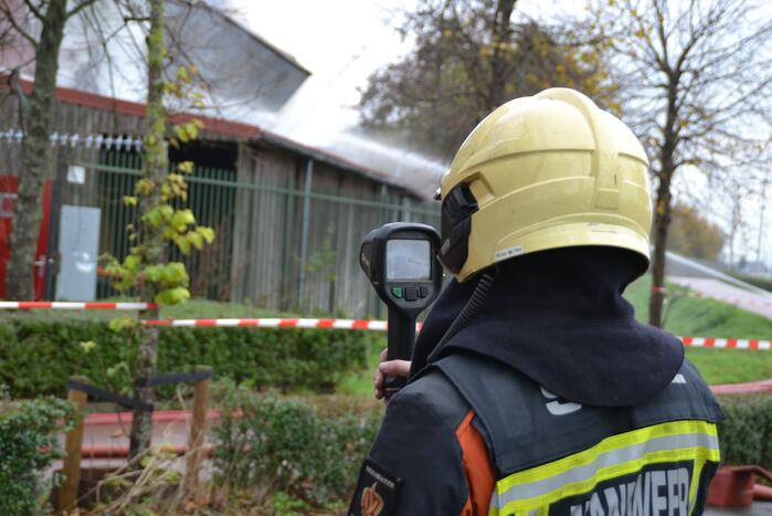 Sporthal Optisport De Schelft verwoest door brand
