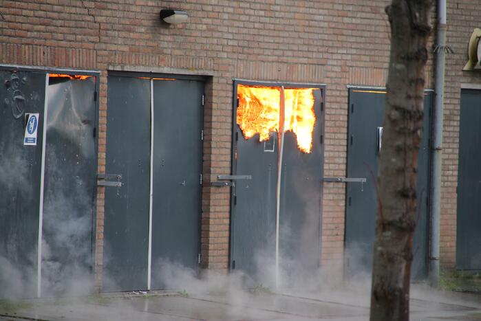 Sporthal Optisport De Schelft verwoest door brand