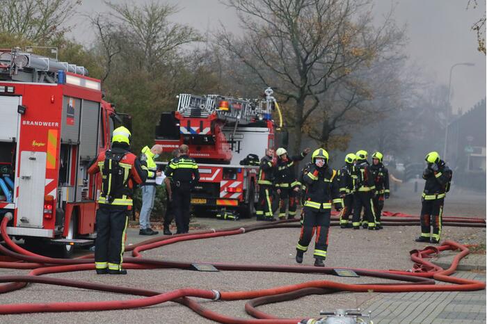Sporthal Optisport De Schelft verwoest door brand
