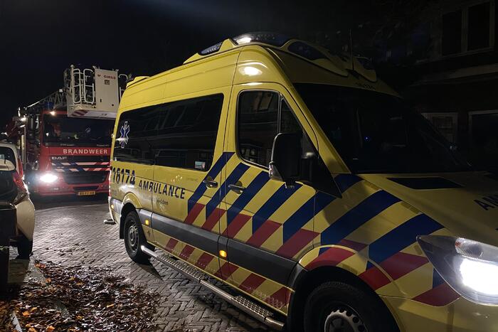 Traumahelikopter landt voor incident in woning