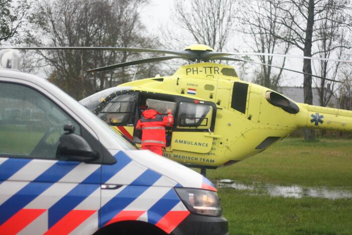 Man overleden bij explosie in schuur