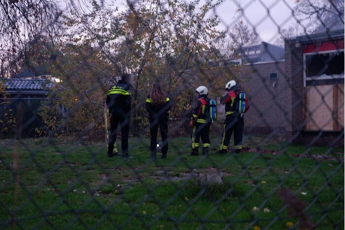 Brand in leegstaand schoolgebouw