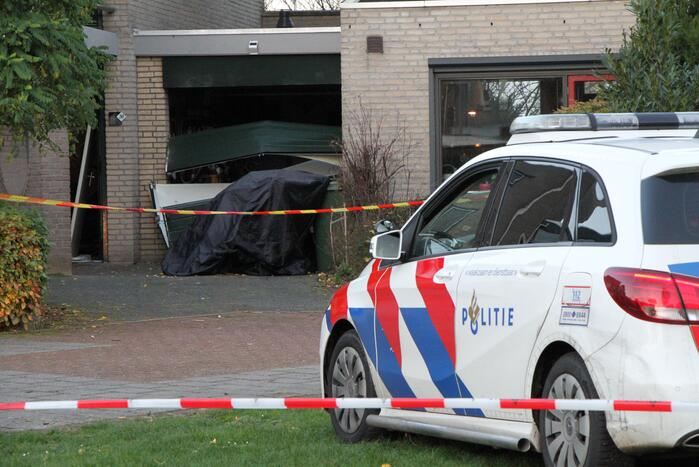 Enorme schade door ontplofte gasfles