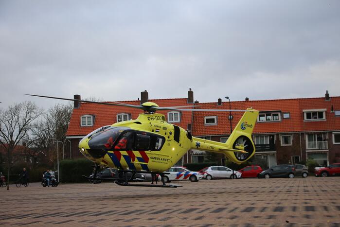 Traumahelikopter ingezet voor incident in woning