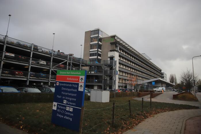 Covid-helikopter landt bij Groene Hart Ziekenhuis