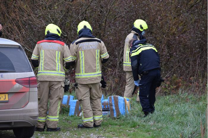 Vermoedelijk afval wietteelt gevonden in natuurgebied