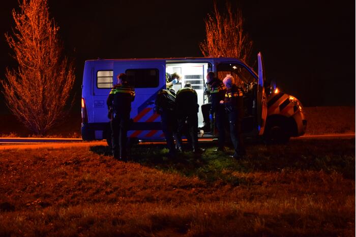 Verward persoon van de weg gehaald