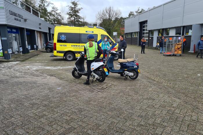 Les-scooter betrokken bij verkeersongeval