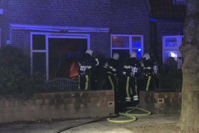 Flinke brand in woning