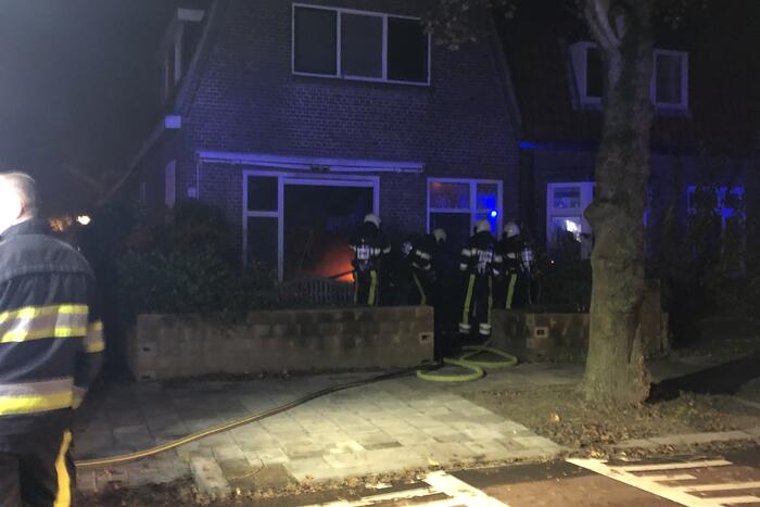 Flinke brand in woning