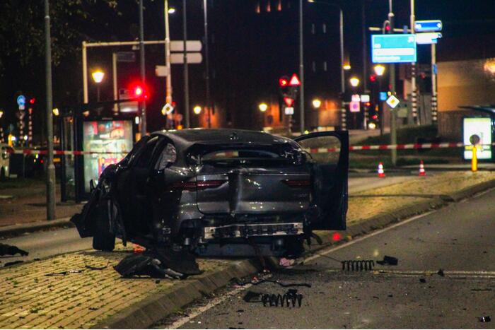 Zwaargewonde bij ernstig ongeval, mogelijk straatrace