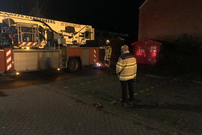 Brand in keuken van woning