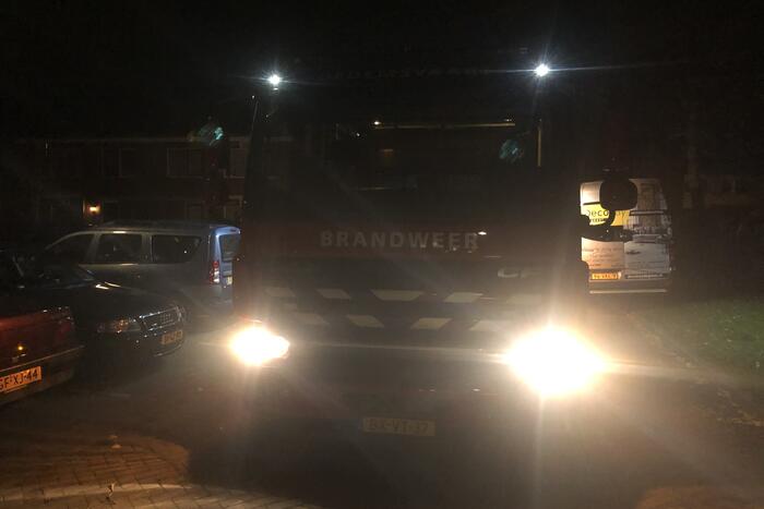 Brand in keuken van woning